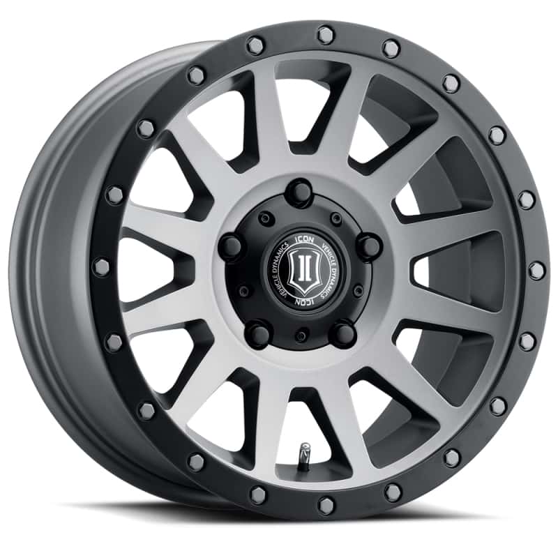 ICON — ICON Compression 17x8.5 5x150 25mm Offset 5.75in BS 110.1mm Bore Titanium Wheel
COMPRESSION WHEEL - view 1