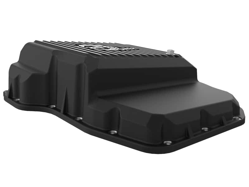 aFe — aFe Transmission Pan (Black w/ Machined Fins) 13-19 Dodge Diesel Trucks L6-6.7L (td)
Transmission Pan - view 5