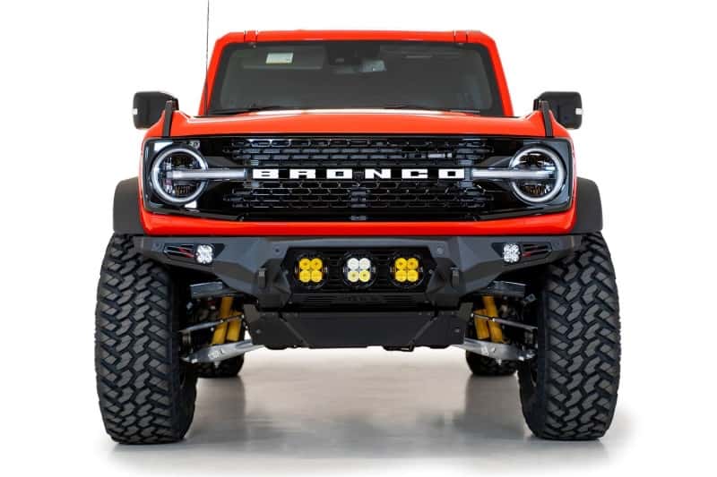 Addictive Desert Designs — Addictive Desert Designs 21-22 Ford Bronco Bomber Front Bumper (w/ 3 Baja Designs LP4 Mounts)
Bumper- Front
Bumpers - view 6