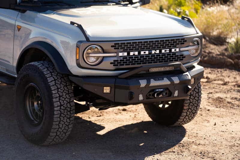DV8 Offroad — DV8 Offroad 2021+ Ford Bronco Front Bumper Winch Capable w/ Optional Bull Bar/Aux Light Opening - view 24