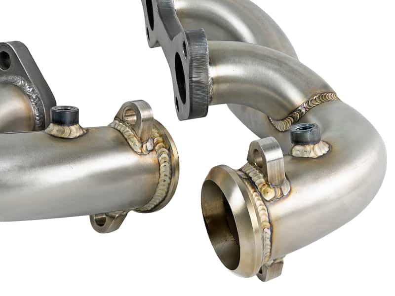 aFe — aFe Twisted Steel 1.75-2in 304 SS Headers 03-07 Ford Diesel Trucks V8-6.0L (td)
Shorty Headers - view 5