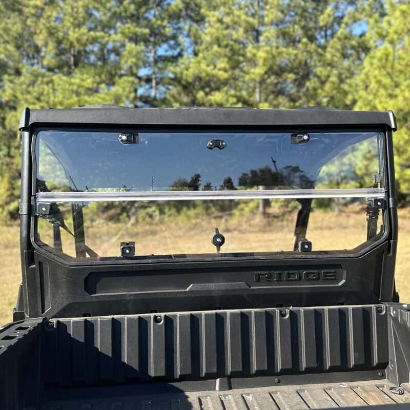 Seizmik — Seizmik 24+ Kawasaki Ridge Rach Rear Folding Windshield- UV - view 2