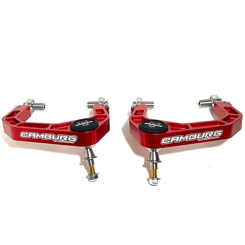 Camburg — Camburg Toyota Tacoma 05-23 / 4-Runner 03-23 / FJ 07-14 KINETIK V2 Billet Uniball Upper Arms (Red)
Control Arm Kit - view 3