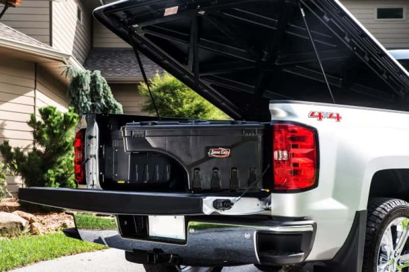 Undercover — UnderCover 2022 Nissan Frontier Ext/Crew All Beds Passenger Side Swing Case - Black Smooth - view 2
