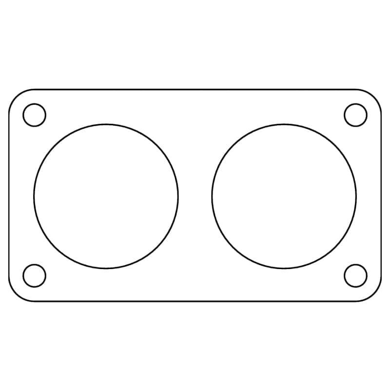 Cometic Gasket — Cometic Ford 5.0/5.8/7.0/7.5L .020in Fiber Truck Throttle Body Gasket - 1985-1997
Throttle Body Gasket - view 1