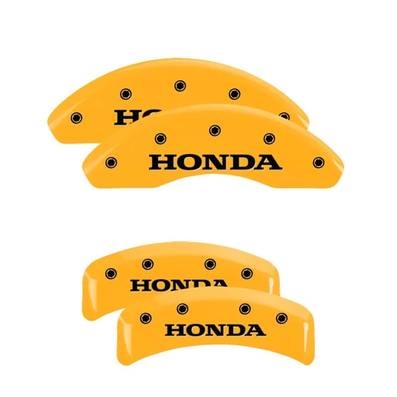 MGP — MGP 4 Caliper Covers Engraved Front & Rear Honda Yellow finish black ch
Caliper Covers - view 1