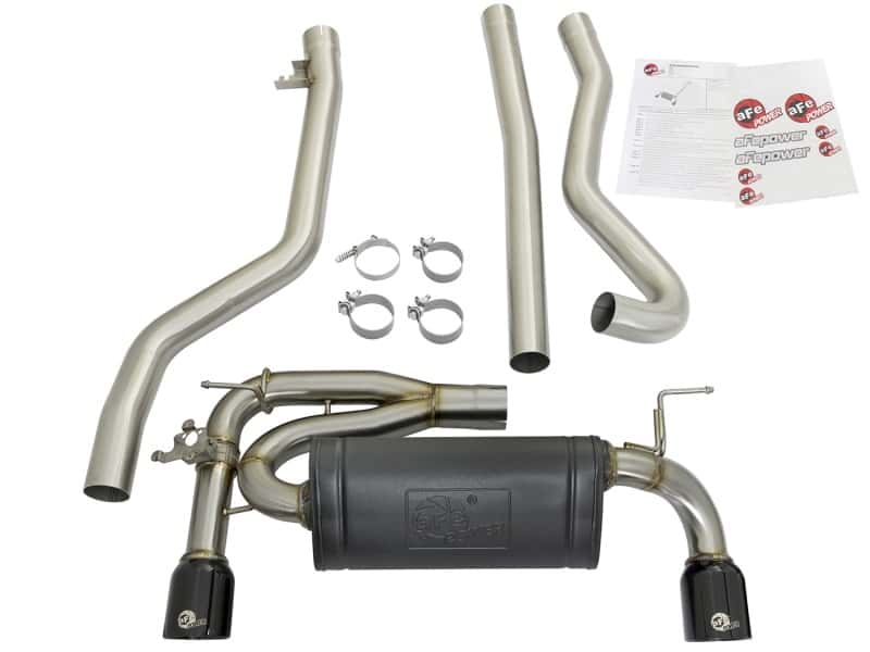 aFe — aFe MACHForce XP Exhausts Cat-Back SS 16-17 BMW 340i/iX 440i/iX (F3X) L6-3.0L (B58) w/Black Tips
Cat-Back Exhaust - view 7