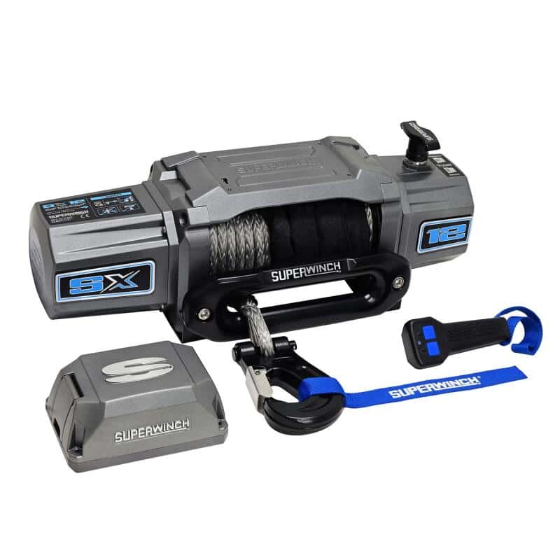 Superwinch — Superwinch 12000 LBS 12V DC 3/8in x 80ft Synthetic Rope SX 12000SR Winch - Graphite
Winch - view 33