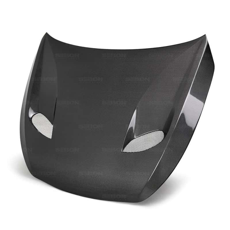Seibon — Seibon 17-19 Infiniti Q60 TSII-Style Carbon Fiber Hood - view 2