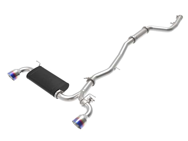 aFe — aFe POWER Takeda 2020 Toyota Supra L6-3.0L (t) 3in-2.5in 304 SS CB Exhaust Blue Flame Tips
Cat-Back Exhaust - view 1