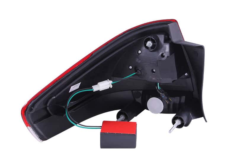 ANZO — ANZO 2008-2011 Ford Focus LED Taillights Red/Clear - view 5