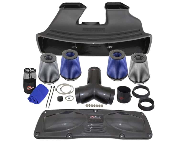 aFe — aFe Black Series Cold Air Intake 12-15 Porsche Carrera/Carrera S 3.4L/3.8L
Black Series Intake - view 7