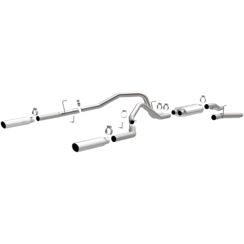 Magnaflow — MagnaFlow SYS C/B 09 F-150 EC-CC/SB dual splt
Cat-Back - view 2