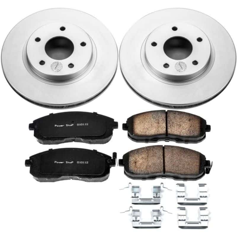 PowerStop — Power Stop 00-01 Infiniti I30 Front Z17 Evolution Geomet Coated Brake Kit - view 1
