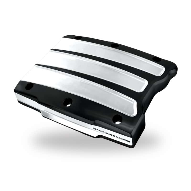 Performance Machine — Performance Machine Twin Cam Scallop Rocker Cover - Contrast Cut - view 1