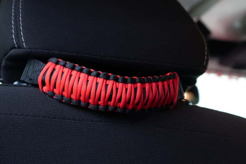 Fishbone Offroad — Fishbone Offroad Head Rest Paracord Grab Handles Red - view 7