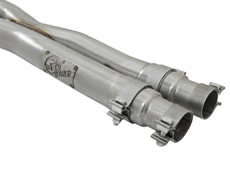 aFe — aFe MACHForce XP 3in 304 SS Cat-Back Exhausts w/ Polished Tips 15-17 Ford Mustang GT V8-5.0L/V6-3.7L
Cat-Back Exhaust - view 3