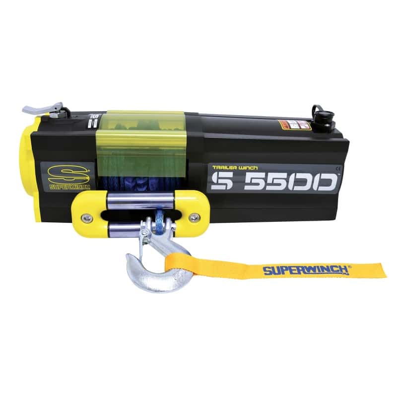 Superwinch — Superwinch 5500 LBS 12V DC 1/4in x 60ft Synthetic Rope S5500 Winch
Winch - view 4