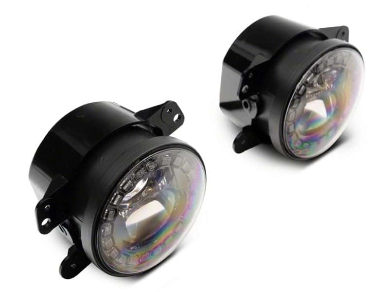 Raxiom — Raxiom 07-18 Jeep Wrangler JK 18-23 Jeep Wrangler JL Axial Series Nighthawk LED Fog Lights
Lights - view 2