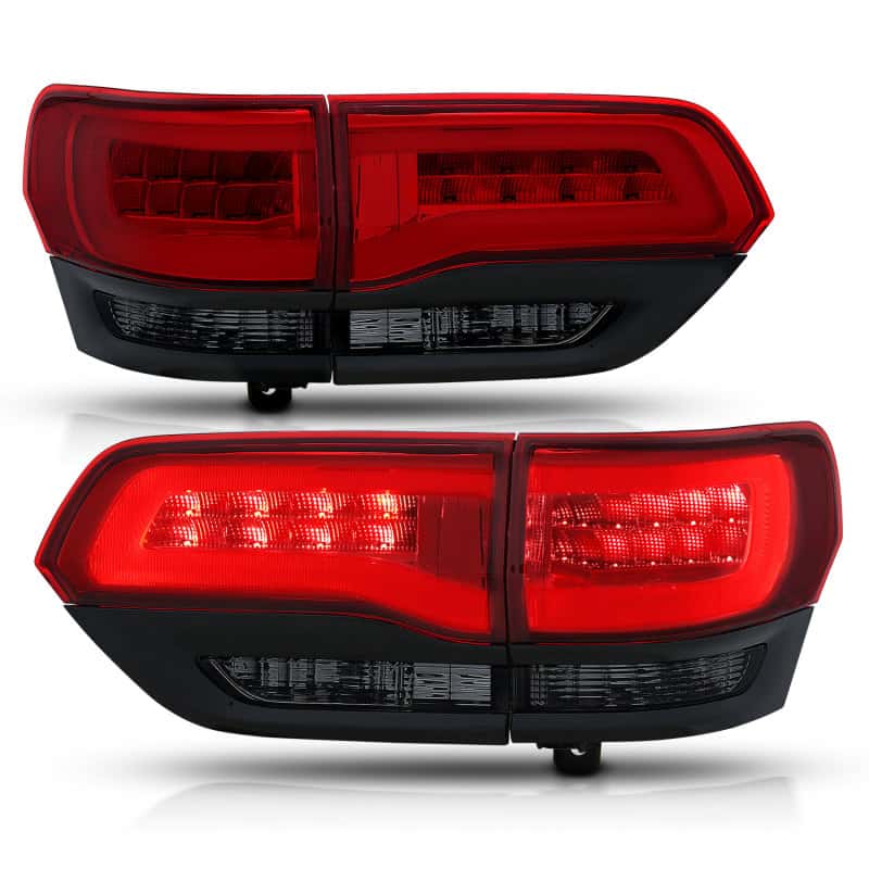 ANZO — ANZO 2014-2016 Jeep Grand Cherokee LED Taillights Red/Smoke
TailLightSet - view 3