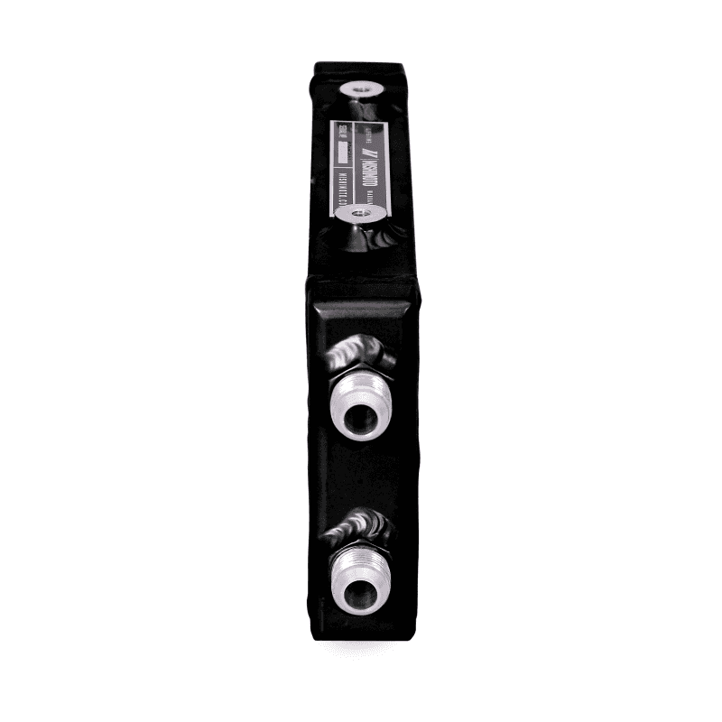 Mishimoto — Mishimoto Universal Small Bar and Plate Dual Pass Black Oil Cooler - view 12