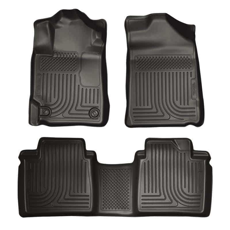 Husky Liners — Husky Liners 07-11 Toyota Camry (All) WeatherBeater Combo Black Floor Liners (One Piece for 2nd Row)
Floor Liners - view 2