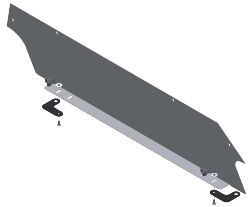 Tuffy Products — Tuffy Alternate Mounting Kit For 310 In Jk Without Cargo
Mounting Kit - view 2