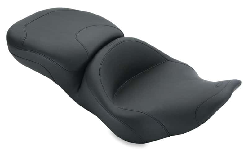 Mustang Motorcycle — Mustang 97-07 Harley Rd King, 06-07 Str Glide, 00-05 Eagle Touring 1PC Seat - Black - view 1
