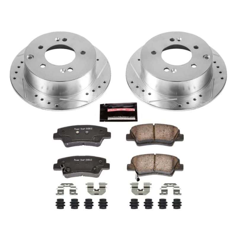 PowerStop — Power Stop 10-13 Kia Soul Rear Z23 Evolution Sport Brake Kit - view 1