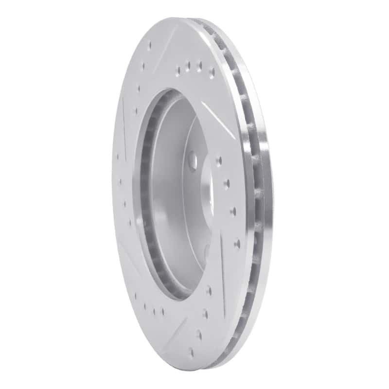 R1 Concepts — R1 99-05 Toyota Echo Front Right Drilled & Slotted Silver Brake Rotor
R1 Brake Rotor Drill - view 4