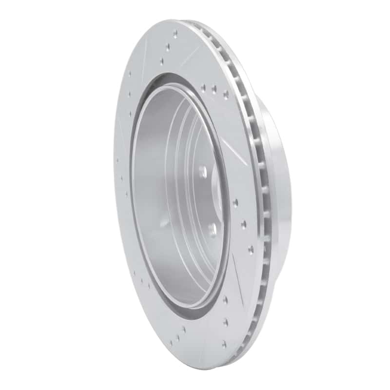 R1 Concepts — R1 05-12 Nissan Pathfinder Rear Right Drilled & Slotted Silver Brake Rotor
R1 Brake Rotor Drill - view 4