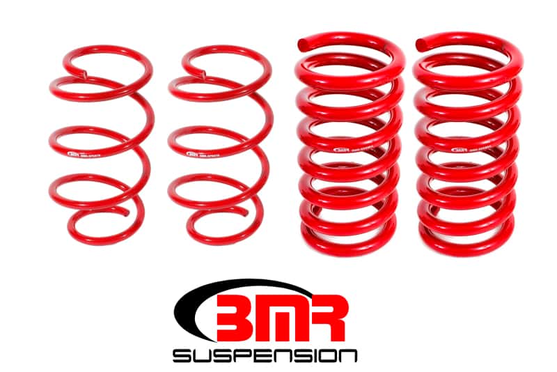 BMR Suspension — BMR 15-17 S550 Mustang Drag Version Lowering Springs (Set Of 4) - Red
Lowering Springs - view 1