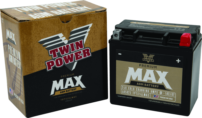 TwinPower — Twin Power GYZ-16HL Premium MAX Battery Replaces H-D 65958-04 Made in USA 240 CCA - view 2