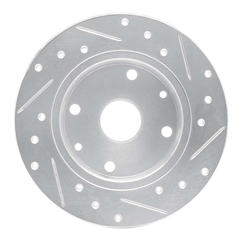 R1 Concepts — R1 81-85 Mazda RX-7 Rear Left Drilled & Slotted Silver Brake Rotor
R1 Brake Rotor Drill - view 5