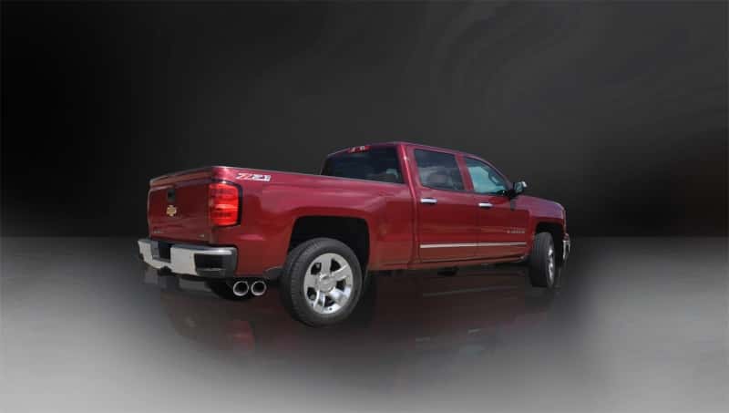 CORSA Performance — Corsa 2014-19 Sierra/Silvrd 1500 Crew/Dbl / Short/Std. Bed 6.2L V8 Polished Sport Single SideCB Ext
Exhaust - view 5