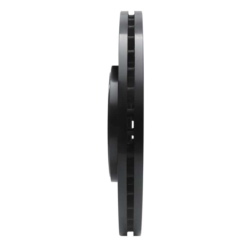 R1 Concepts — R1 06-10 Jaguar XK Front Left Drilled & Slotted Black Brake Rotor
R1 Brake Rotor Drill - view 3