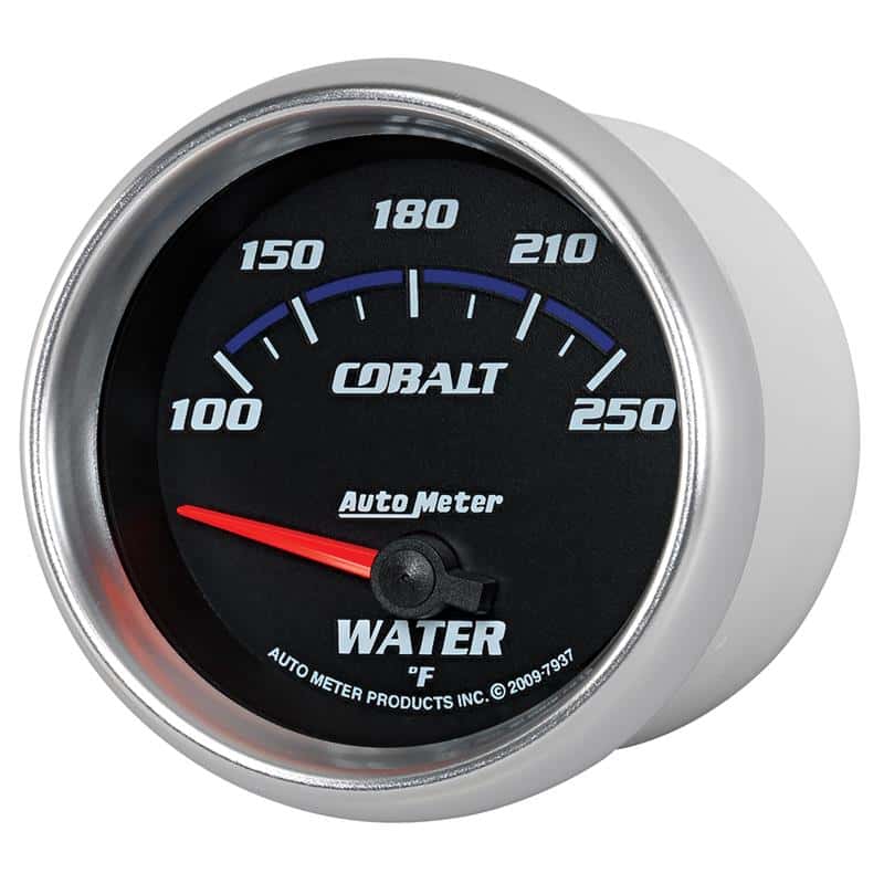 AutoMeter — Autometer Cobalt 66mm 100-250 Degree F Electric Water Temperature Gauge
GA 2.6" WT ELEC CB - view 3