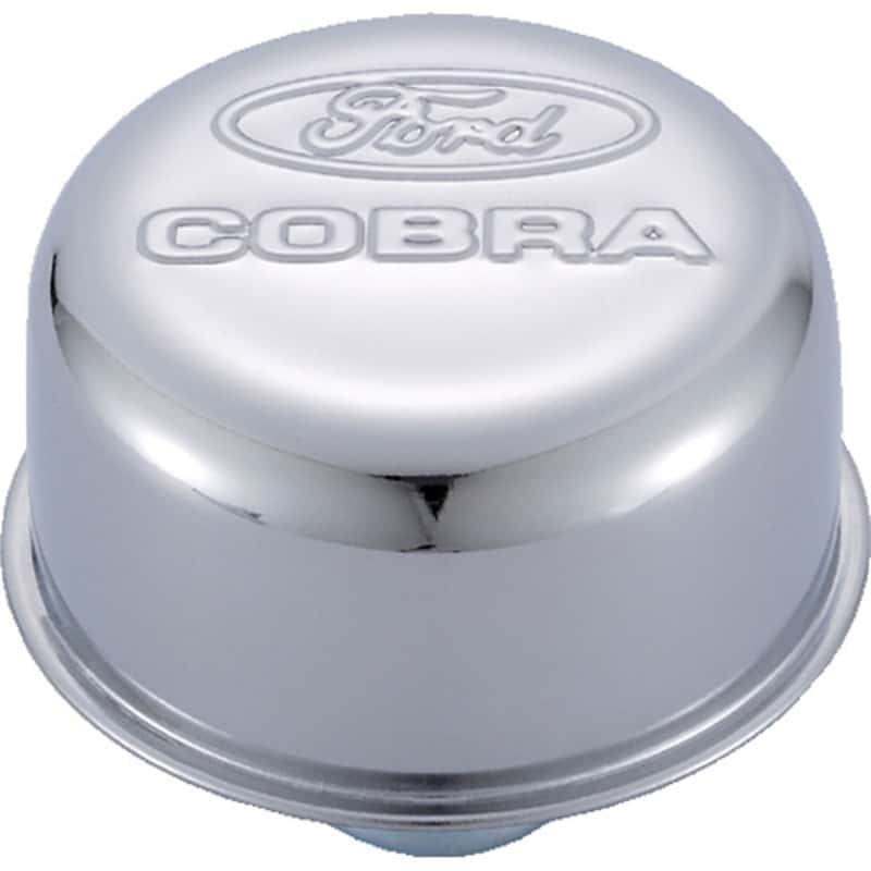 Ford Racing — Ford Racing Chrome Breather Cap w/ Ford Cobra Logo
Oil Breather Cap - view 1