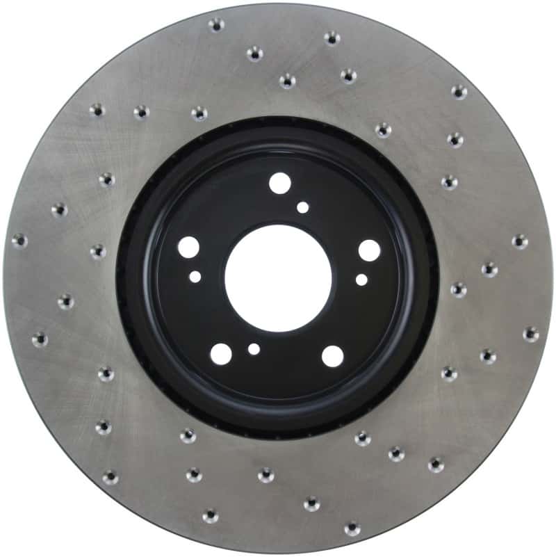 Stoptech — StopTech 04-08 Acura TL/TL-S Brembo Drilled Right Front Rotor
Cross Drilled Rotor - view 2