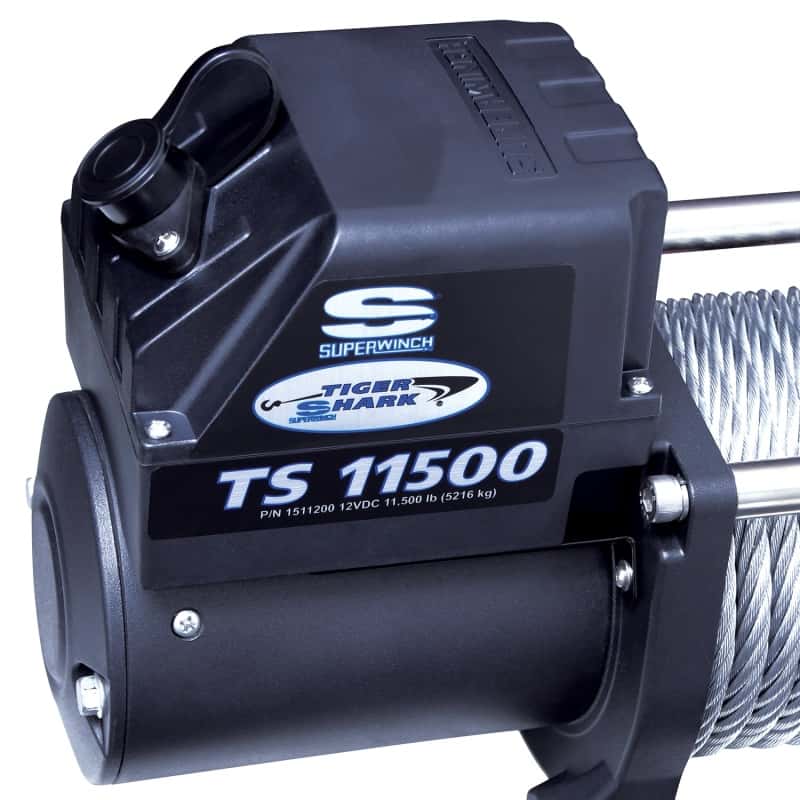 Superwinch — Superwinch 11500 LBS 12V DC 3/8in x 84ft Steel Rope Tiger Shark 11500 Winch
Winch - view 6
