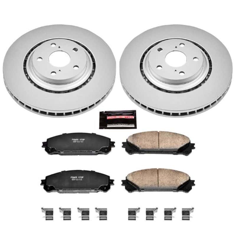 PowerStop — Power Stop 15-17 Lexus NX200t Front Z17 Evolution Geomet Coated Brake Kit - view 1