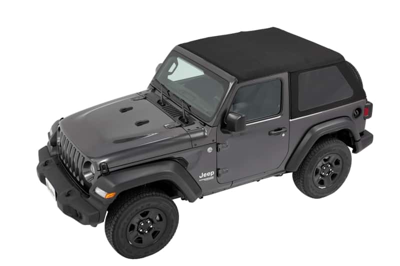 Bestop — Bestop 18-26 Jeep Wrangler JL 2-Door Trektop (Premium Black Twill)
Trektop - view 5