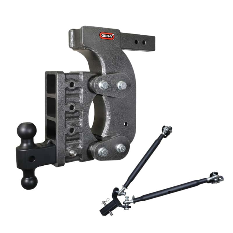 GEN-Y Hitch — Gen-Y The Boss Torsion-Flex 2.5in Receiver 15in Drop Hitch w/GH-061 Dual-Ball/Stabilizer Kit
Drop Hitch - view 2