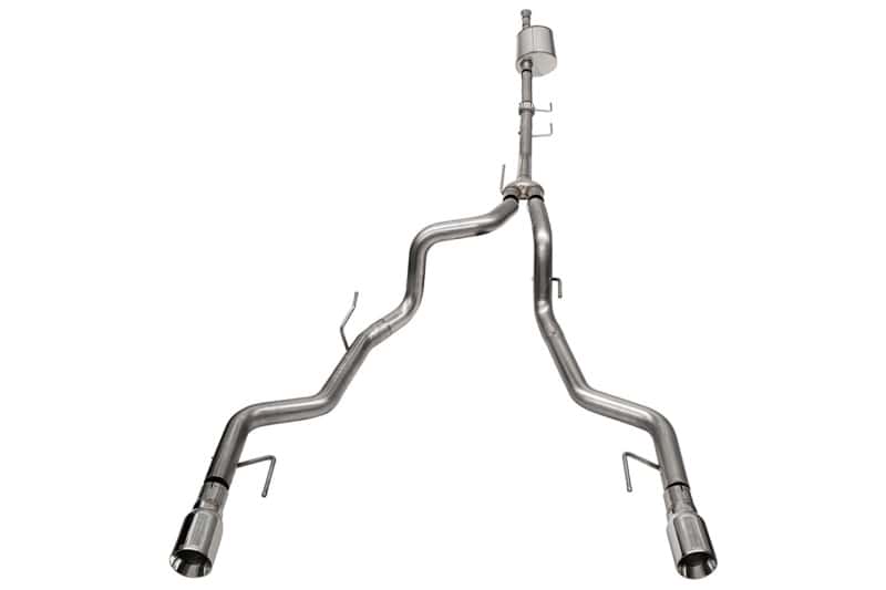 CORSA Performance — Corsa 2021-2025 Ford F-150 SuperCrew/5.5ft Bed 3.5L V6 Sport Cat-Back Dual Rear Exit-Polished
Exhaust - view 1
