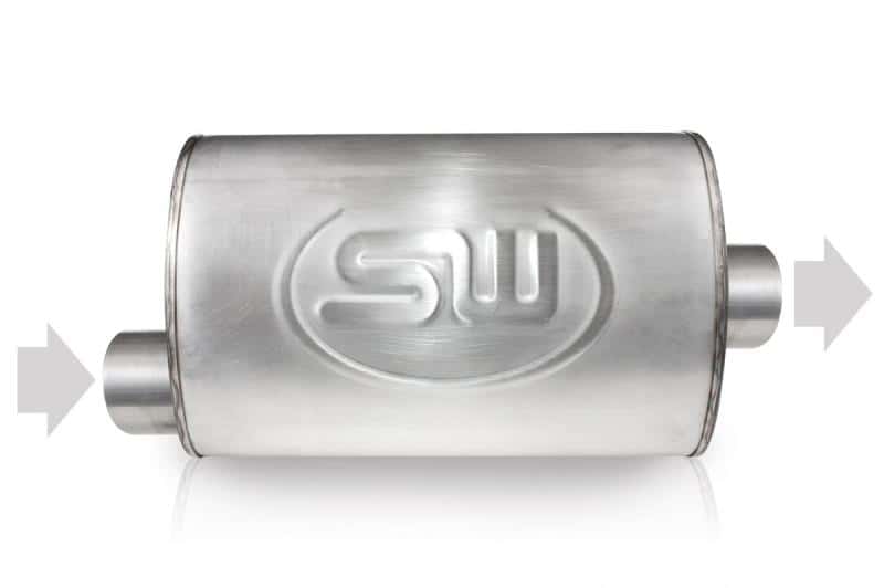 Stainless Works — Stainless Works 2.5in ID OFFSET INLET/ 2.5in OD CENTER OUTLET 5inX9in - view 1