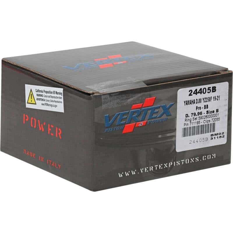 Vertex Pistons — Vertex Piston 20-24 Yamaha WR 250 F 250cc +3mm Forged Big Bore Piston Kit 270cc. - view 5