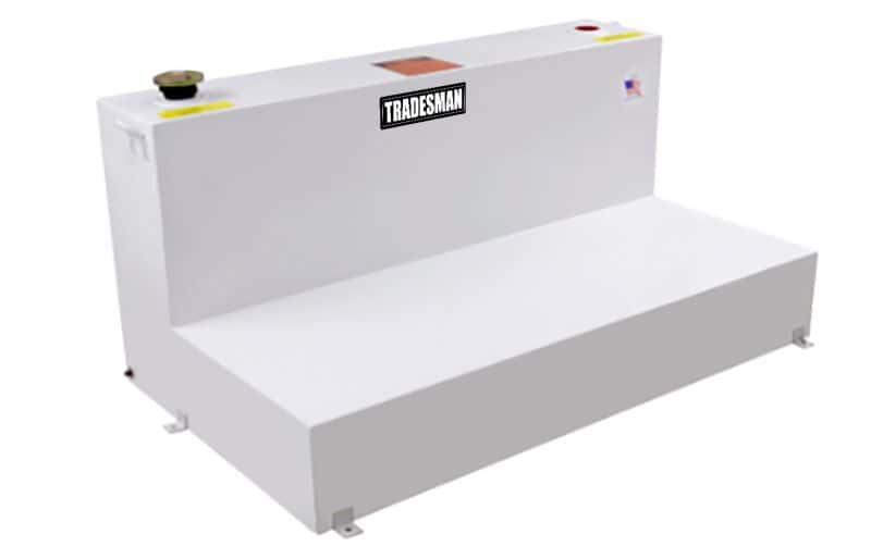 Tradesman — Tradesman Steel L-Shape Liquid Storage Tank (Full Size) - White - view 1