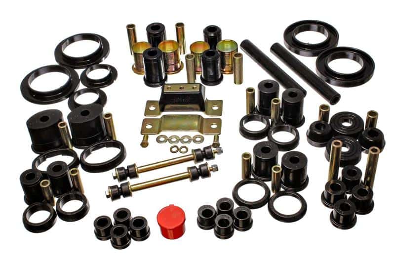 Energy Suspension — Energy Suspension 85-93 Ford Mustang Black Hyper-flex Master Bushing Set w/ V-8
Master Bushing Kit - view 4