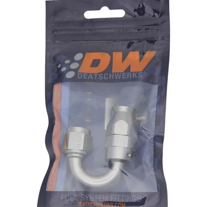 DeatschWerks — DeatschWerks 6AN Female Swivel 180-Degree Hose End PTFE (Incl. 1 Olive Insert) - view 2