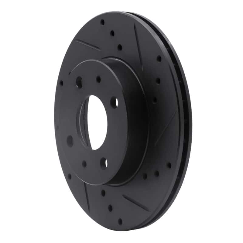 R1 Concepts — R1 95-00 Nissan Sentra Front Right Drilled & Slotted Black Brake Rotor
R1 Brake Rotor Drill - view 2